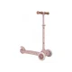 Háromkerekű roller Fairy Floral Pink Little Dutch Háromkerekű roller Fairy Floral Pink – stabil gyerekroller virágmintával és állítható kormánnyal