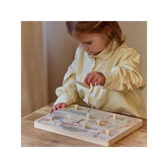 LITTLE DUTCH Berakós hangos puzzle Safari Friends LITTLE DUTCH Berakós hangos puzzle Safari Friends