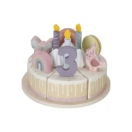 Rózsaszín születésnapi torta