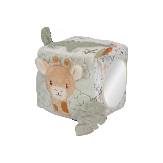Textil aktivitáskocka Safari Friends Textil aktivitáskocka Safari Friends