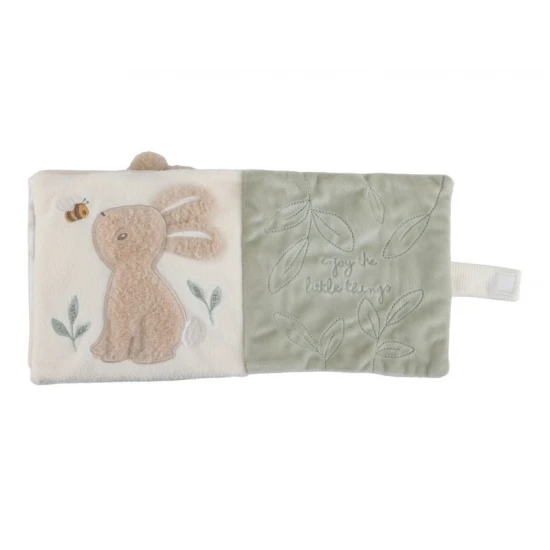Újszülött Naturals textil foglalkoztató füzet Interaktív textilkönyv babáknak – Little Dutch Newborn Naturals