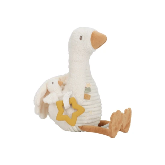 Little Dutch Újszülött Naturals Aktivitás Lúd Plüss