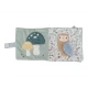 Forest Friends textil foglalkoztató füzet erdei élet motívumokkal
