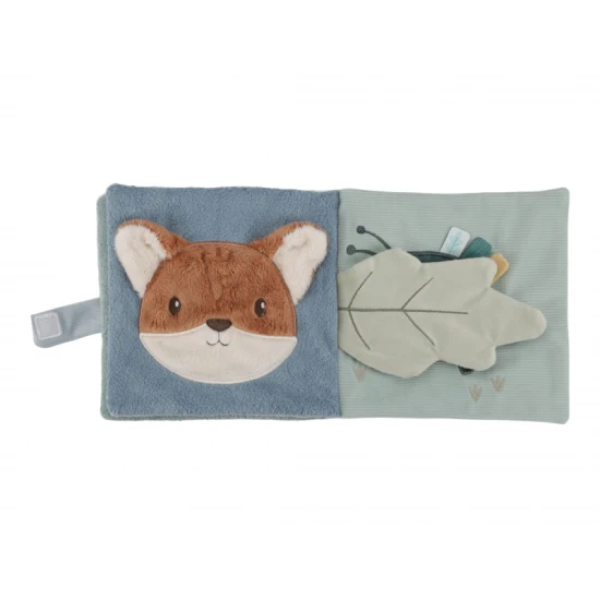 LITTLE DUTCH Erdei Barátok Textil Munkafüzet Forest Friends textil foglalkoztató füzet erdei élet motívumokkal