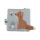 Forest Friends textil foglalkoztató füzet erdei élet motívumokkal