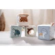 4 db Forest Friends textilblokk készlet erdei motívumokkal