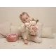Eredeti puha baba kiegészítőkkel, Baby Rosa hordozható hálókosárral.