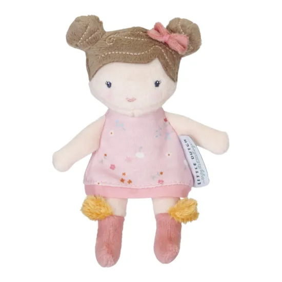 KIS HOLLAND Rózsa baba Gyönyörű, Rosa nevű baba puha, finom anyagból, 10 cm-es méretben a Little Dutch-tól.