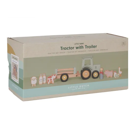 Traktor pótkocsival