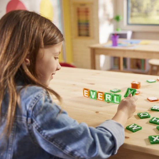 MAGNA-TILES microMAGS LEARN Letters mágneses építőkészlet, 56 darabos 254056LL
