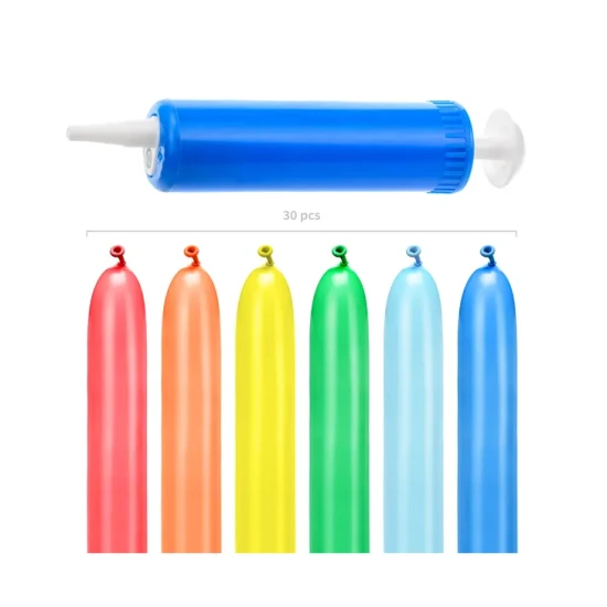 Modellező lufi Színes 30 db kreatív és szórakoztató tevékenységek iránt érdeklődő gyerekeknek.