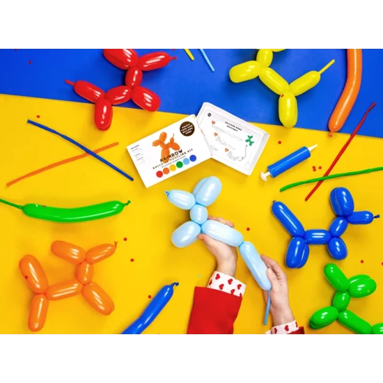 Modellező lufi Színes 30 db kreatív és szórakoztató tevékenységek iránt érdeklődő gyerekeknek.