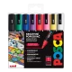 A közepes (1,8-2,5 mm) hegyes POSCA 5M markerkészlet gazdag színeket és nagy sűrűséget biztosít, ideális művészek, amatőrök és tervezők számára beltéri és kültéri használatra.