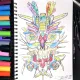 Professzionális POSCA 5M marker készlet kerek, közepes heggyel (1,8-2,5 mm), pasztell színekben, ideális a precíz és tiszta vonalakhoz művészek, tervezők és kezdők számára.