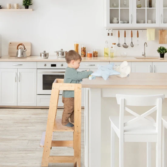 Montessori tanulási torony bambuszfából