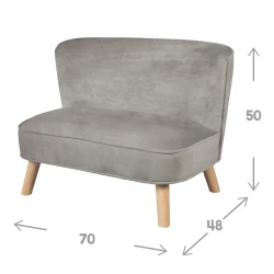 Gyermek kanapé Lil Sofa Szürke