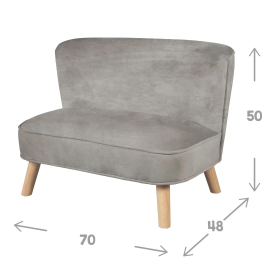 Gyermek kanapé Lil Sofa Szürke
