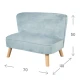 Gyermek kanapé Lil Sofa Világoskék