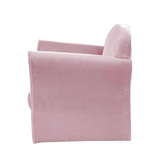 Gyermek fotel Lil Sofa kartámasszal Rózsaszín