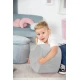 Gyermek puff Lil Sofa szív alakban Szürke Gyermek puff Lil Sofa szív alakban Szürke