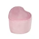Gyermek zsámoly Lil Sofa szív alakú Rózsaszín