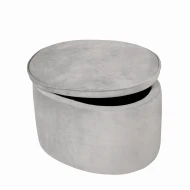 Gyermek zsámoly tárolóhellyel Lil Sofa Szürke