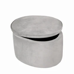 Gyermek zsámoly tárolóhellyel Lil Sofa Szürke