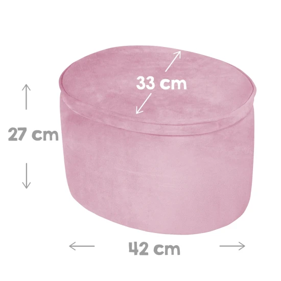 Gyermek zsámoly tárolóhellyel Lil Sofa Rózsaszín Gyermek zsámoly tárolóhellyel Lil Sofa Rózsaszín