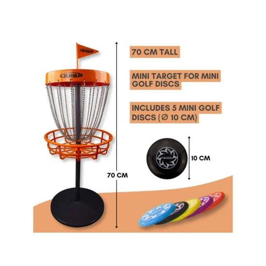 Guru – kerti játék Mini Discgolf szett – szett 5 koronggal GURU_970362