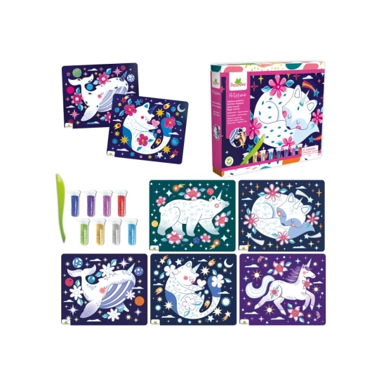 Artissimo Színes glitter Varázslatos állatok Sycomore Artissimo Színes glitter Varázslatos állatok SYC_CREA079