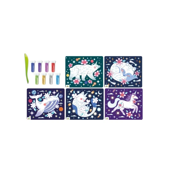 Artissimo Színes glitter Varázslatos állatok Sycomore Artissimo Színes glitter Varázslatos állatok SYC_CREA079