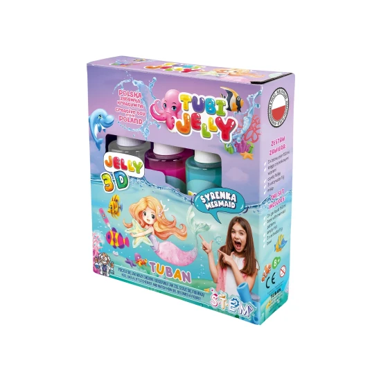 Tubi Jelly Creative Mermaid készlet 3D figurák készítéséhez
