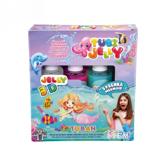 Tubi Jelly Creative Mermaid készlet 3D figurák készítéséhez