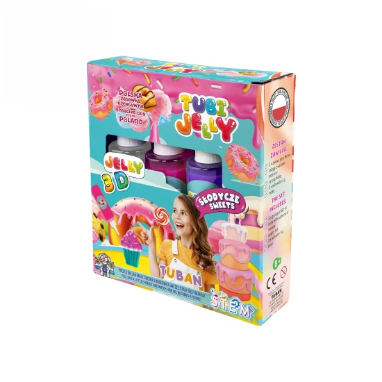 Tubi Jelly Kreatív édességkészlet 3D figurák készítéséhez
