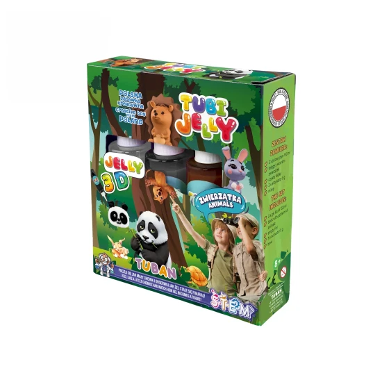Tubi Jelly Kreatív készlet Állatok 3D figurák készítéséhez