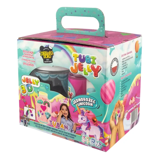Tubi Jelly Kreatív szett akvárium XL Unicorn készlettel 3D figurák készítéséhez