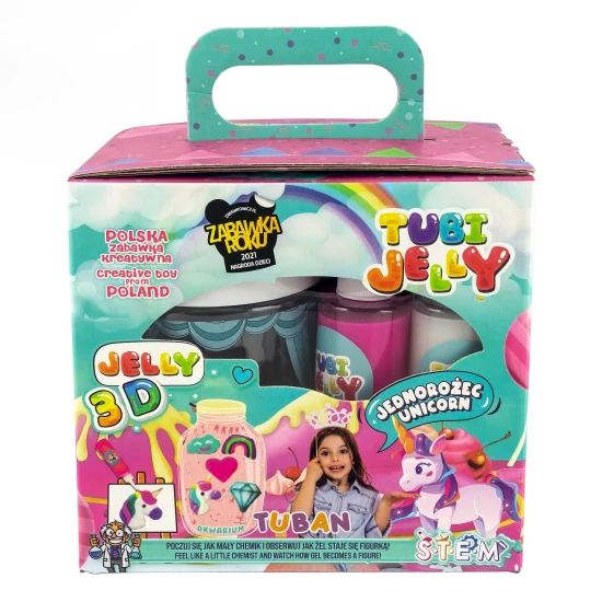 Tubi Jelly Kreatív szett akvárium XL Unicorn készlettel 3D figurák készítéséhez