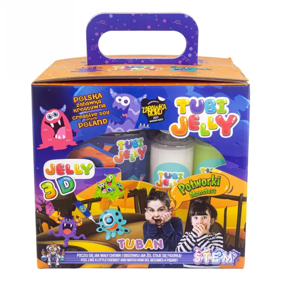 Tubi Jelly Kreatív szett akváriumi XL Monsters-szel 3D figurák készítéséhez