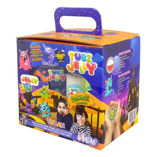 Tubi Jelly Kreatív szett akváriumi XL Monsters-szel 3D figurák készítéséhez