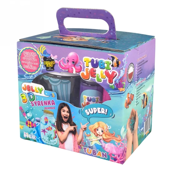 Tubi Jelly Kreatív szett akváriumi XL Mermaid-el 3D figurák készítéséhez