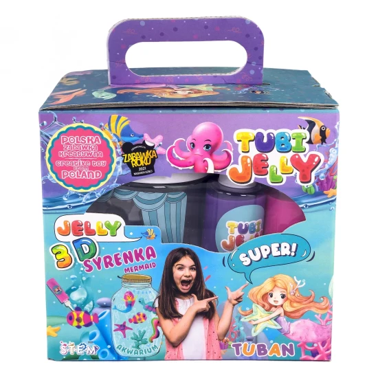Tubi Jelly Kreatív szett akváriumi XL Mermaid-el 3D figurák készítéséhez