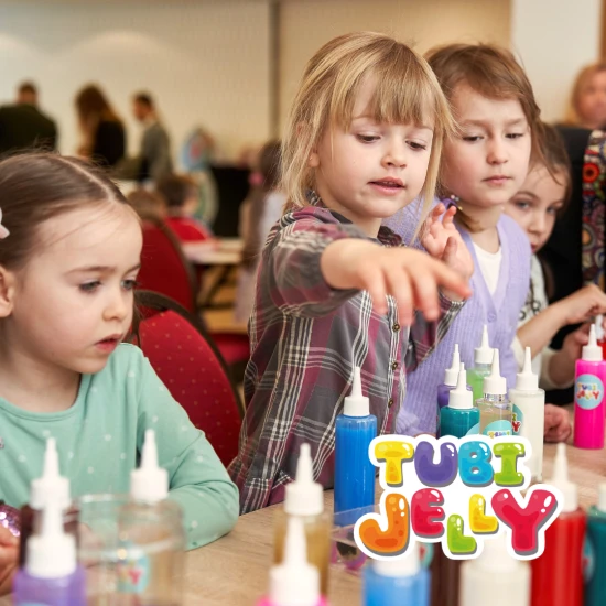 Tubi Jelly Kreatív készlet akváriummal XL Számok 3D zseléfigurák készítéséhez