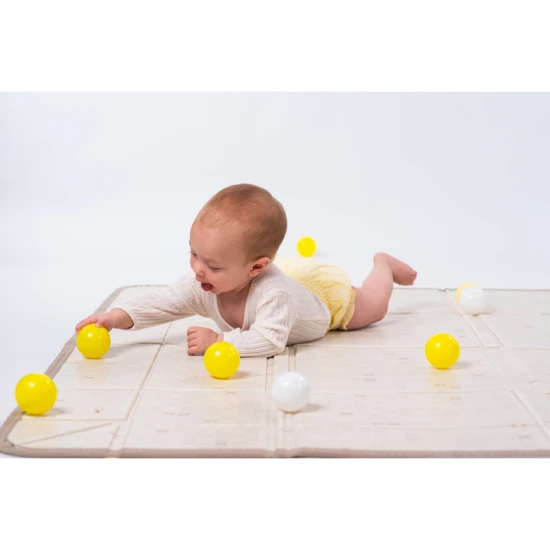 Habszivacs játszószőnyeg labdákkal Brown Beige – Taf Toys 13505TAF