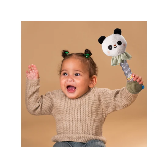 Csörgő homokóra pálca Panda Csörgő homokóra pálca Panda – Taf Toys 13545TAF