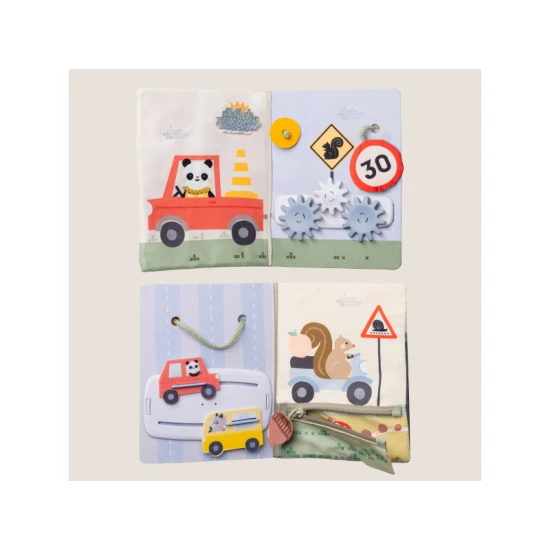 Foglalt könyv autós foglalkoztató füzet