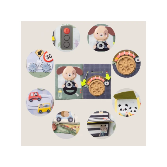 Foglalt könyv autós foglalkoztató füzet