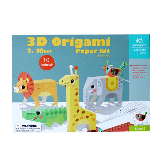 Kreatív készlet 3D papírmodellek Tookyland állatok