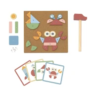 Játék kalapáccsal Formák Pasztell