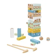 Jenga állatpasztell