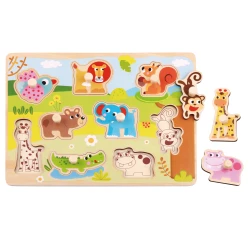 Beszúrás puzzle állatok